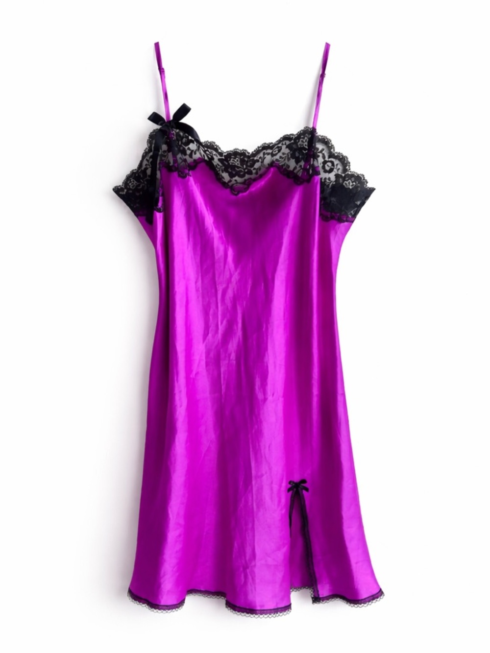 Y2K Victoria’s Secret Purple Satin Slip Dress